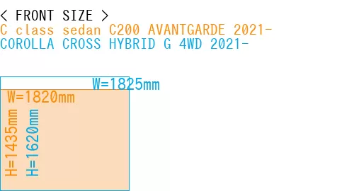 #C class sedan C200 AVANTGARDE 2021- + COROLLA CROSS HYBRID G 4WD 2021-